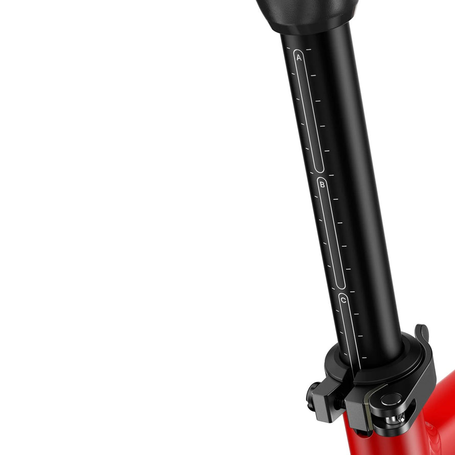 Reglage precis de la tige de selle du velo enfant 20 pouces woom explore 4 tout terrain pour enfants de 6 a 8 ans