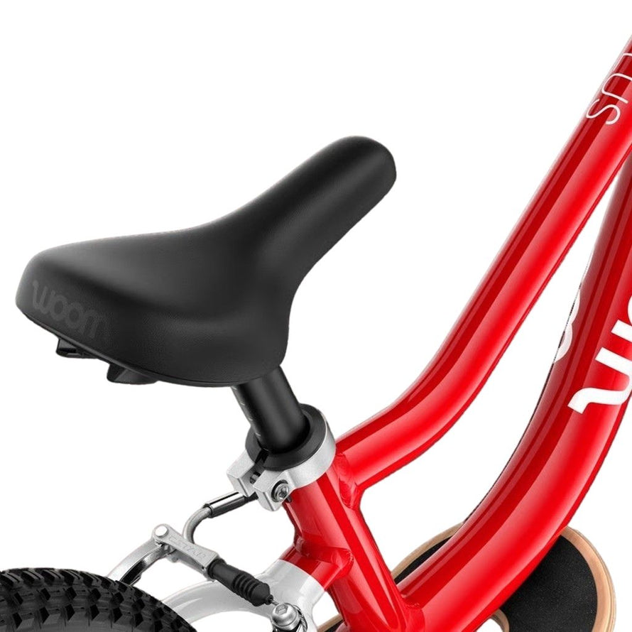 draisienne securisante woom go 1 plus cadre bas selle red