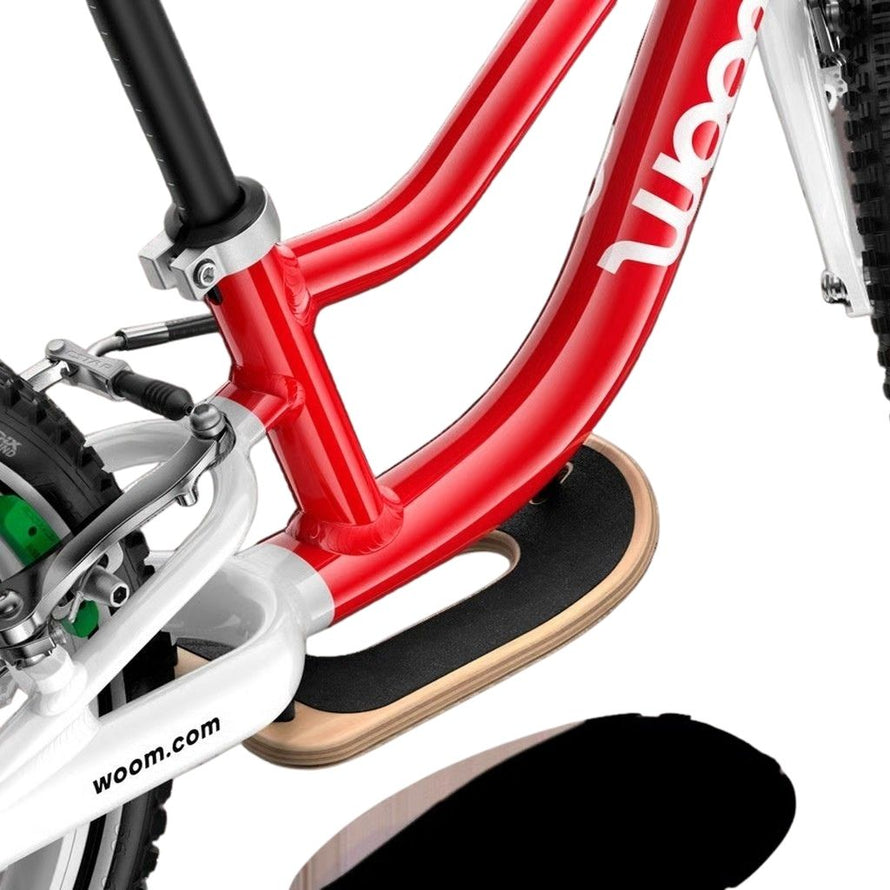 draisienne securisante woom go 1 plus cadre bas repose pieds