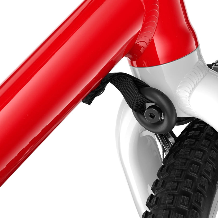 Fixation cable de frein robuste du velo enfant 16 pouces Woom GO 3 Automagic pour securite optimale