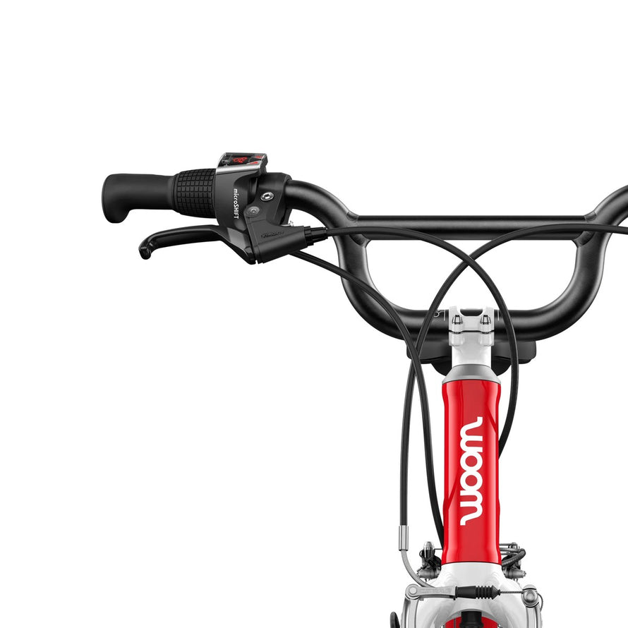 Cintre et levier de frein du velo enfant 20 pouces Woom GO 4 vitesses pour 6 a 8 ans