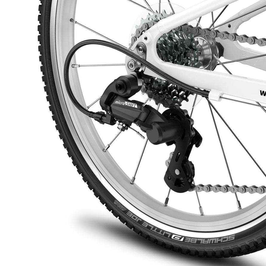 Derailleur arriere du velo enfant 20 pouces Woom GO 4 a 4 vitesses pour enfants de 6 a 8 ans