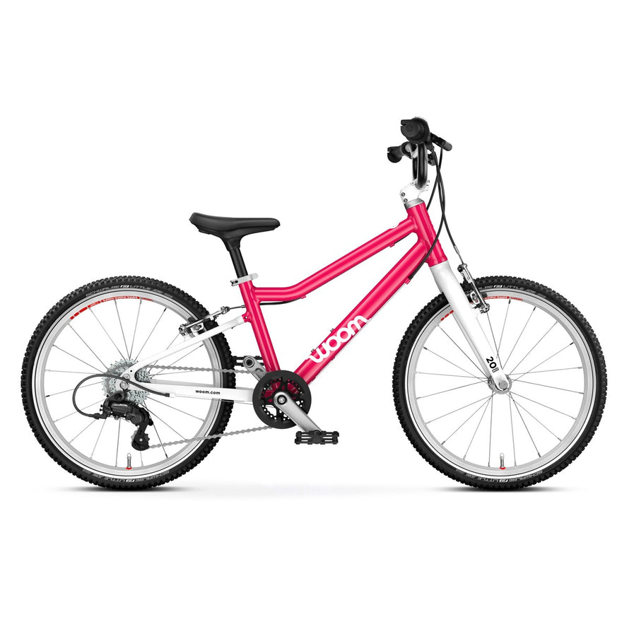 Woom GO 4: Kinderfahrrad für 6- bis 8-Jährige, 20 Zoll, 7 Gänge