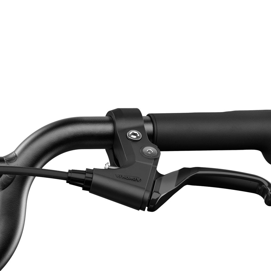 Frein et guidon du velo enfant 20 pouces Woom GO 4 vitesses intuitives pour 6 a 8 ans