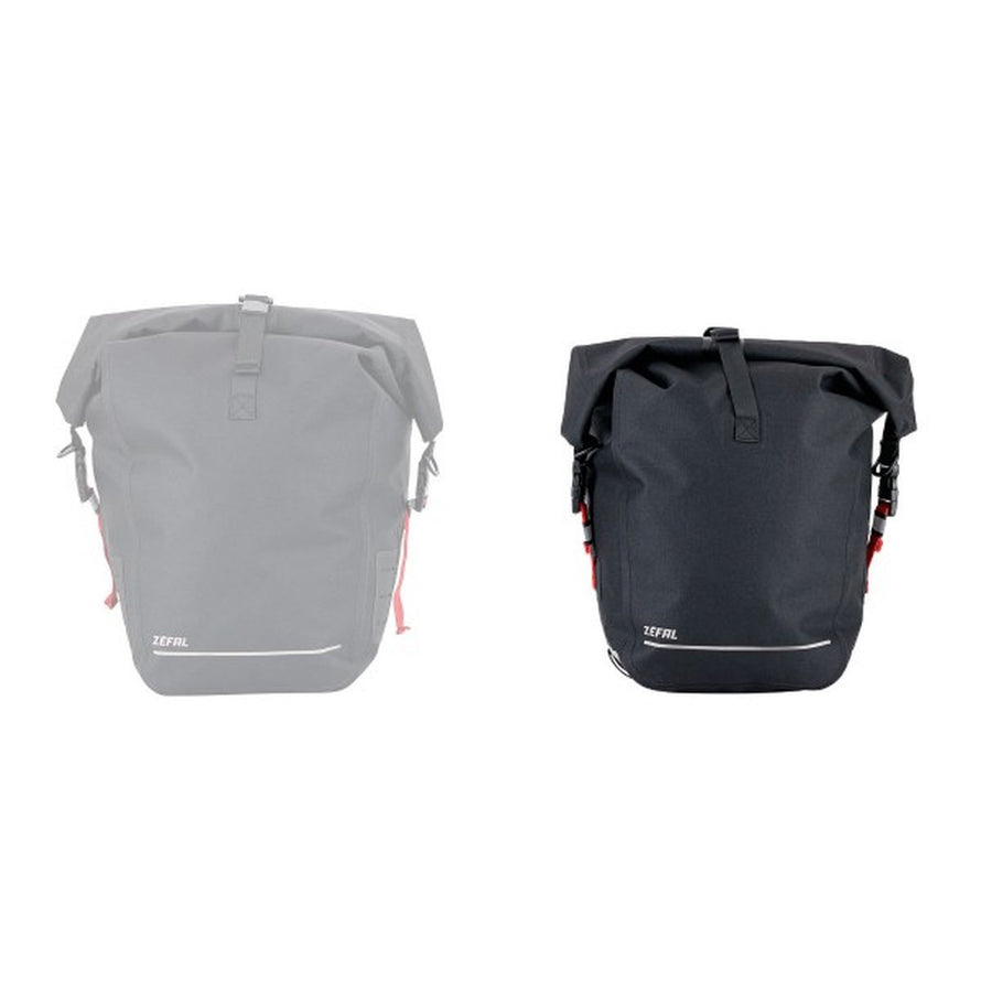 Sacoche velo impermeable Zefal Z Traveler avec fixation universelle, ideale pour trajets quotidiens