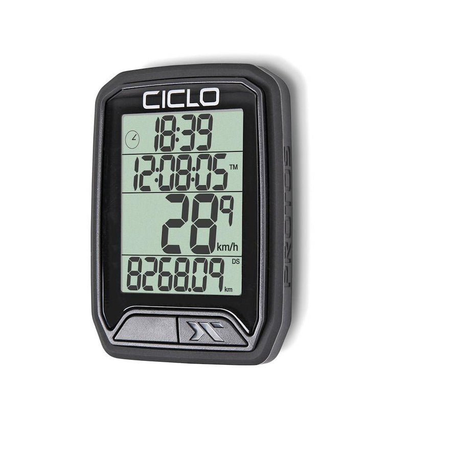 kabelloser fahrradcomputer Ciclo Protos 213 Wasserdichter, kabelloser Fahrradcomputer mit 13 Funktionen