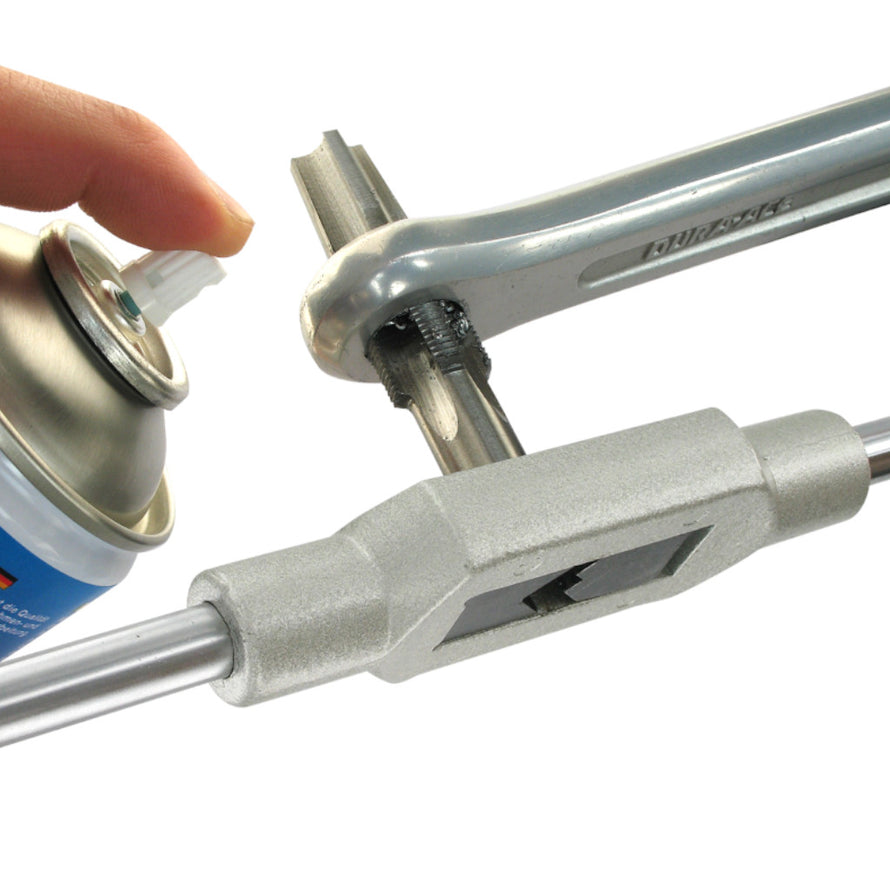 fahrrad kurbel gewinde reparatur set Var Tretkurbelgewindebohrer rechts und links 5/8" x 24 tpi