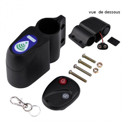 Antivol avec alarme télécommandée 110 db sur cadre vélo - #2
