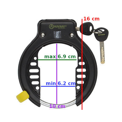 Antivol de cadre fer à cheval certifié ART Mega Lock Auvray - #3
