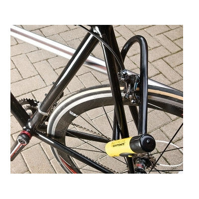 Relaxdays Antivol pliable pour vélo, avec support, 65 cm, serrure pliante,  VTT, vélo électrique, cadenas à