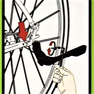 Béquille Arrière Ursus Mooi Pour Vélo 26-28 Pouces - Mixte Adulte, Noir, Taille Unique