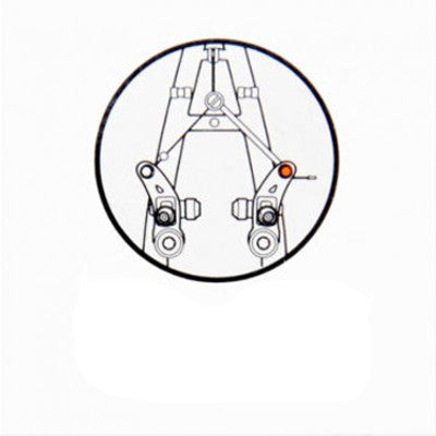 Boulon serre câble de frein vélo - #2