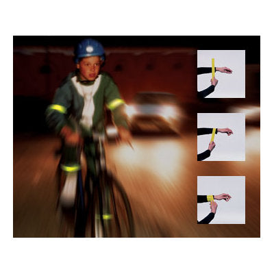 couleur B Bande réfléchissante pour vélo, sangle de fixation, bracelet de  poignet, alerte de sécurité, Sport, brassard, bandes réfléchissantes,  cyclisme