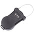 Cable 110 cm rétractable fermeture code - sécuriser selle casque - #1