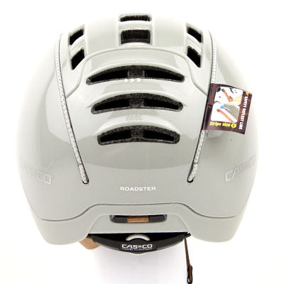 casco erwachsene fahrradhelm roadster tc Casco Roadster Sand Casque vélo ville gris tendance avec mini visière