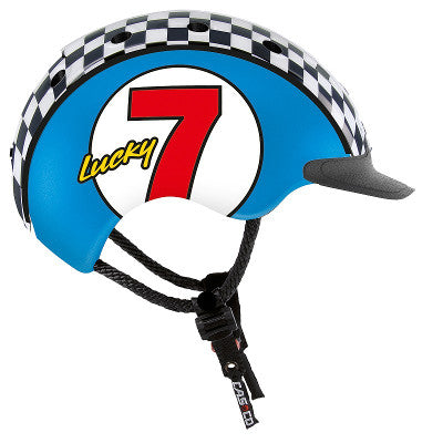 lucky bike fahrradhelme Casco Mini 2 Lucky 7 blau Fahrrad- und Skihelm für Kinder