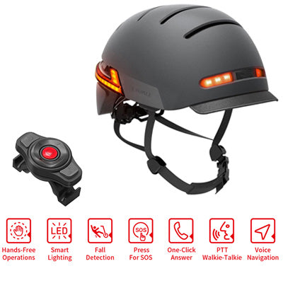 Livall présente un casque de vélo intelligent, avec phare