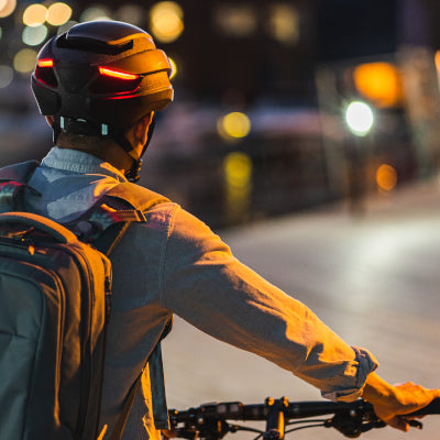 Casque vélo lumineux à clignotants Ultra Lumos noir - #6