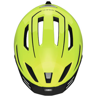 abus fahrradhelm mips Pedelec 2.0 MIPS Abus LED-Helm hinten gelb für Stadtradfahrer