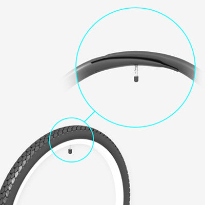 Lineatube Chambre air linéaire vélo et VTT électrique 20 à 29 pouces