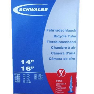 2 Camere D'aria PRO+ Per Bici 26x1.75/2.125 Con Valvola Presta/French Da 48mm