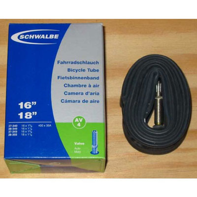 Chambre air v lo 400A 16 x 1 1 8 1 3 8 Schwalbe