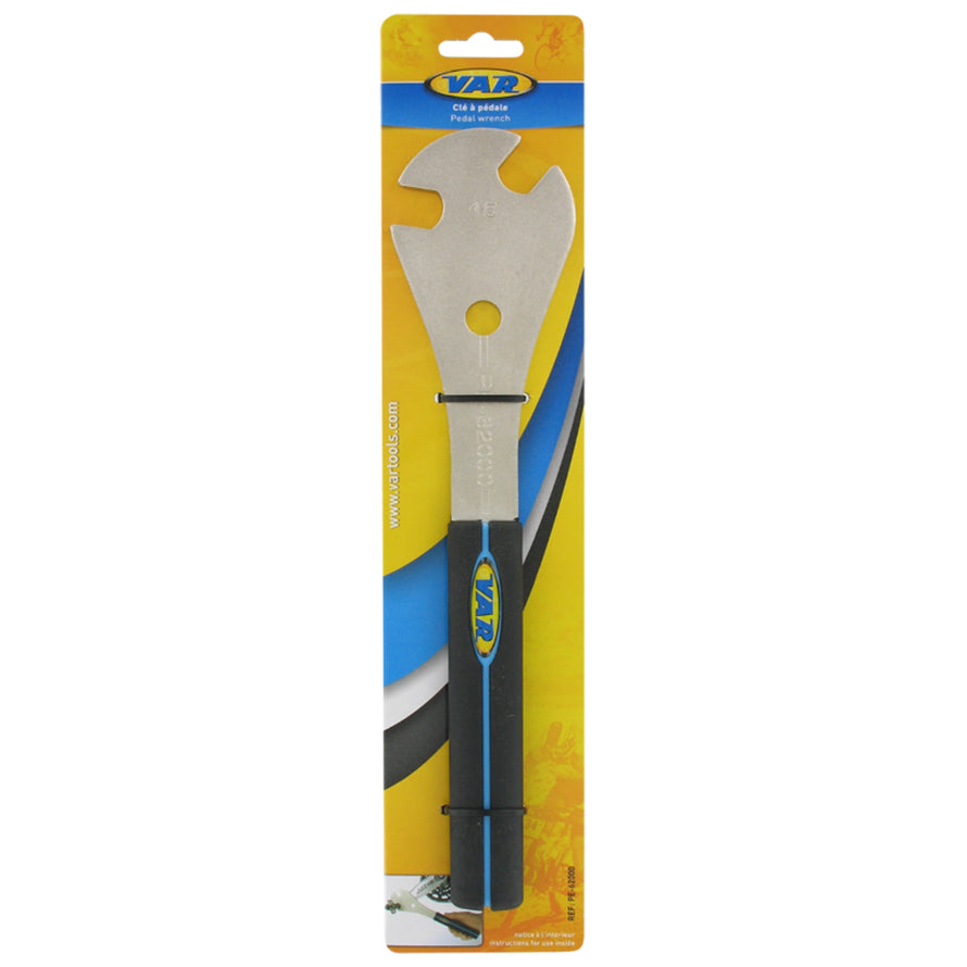 cle a pedale Var Premium PE-62000-C Clé à pédale 15 x 15 mm pour vélo