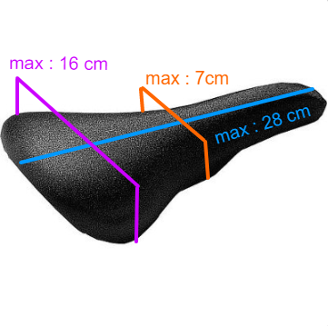 Couvre selle vélo de course - #2