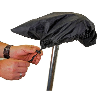 Couvre selle vélo protection pluie avec sacoche sur rail - #1