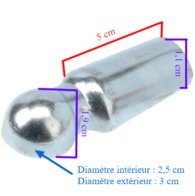 Cuillère pour bras de remorque de vélo - #2