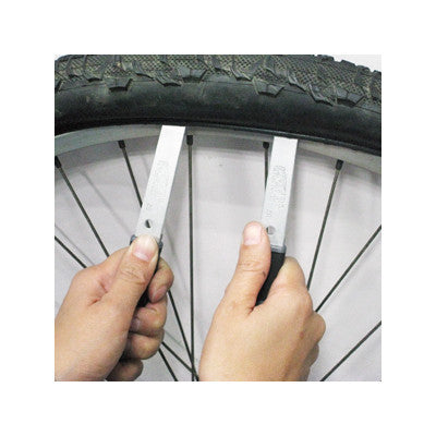 Levier démonte-pneu de vélo - En acier carbone - Kit de réparation de pneu  - 3 démonte-pneus en métal avec 6 rustines - Cdiscount Auto