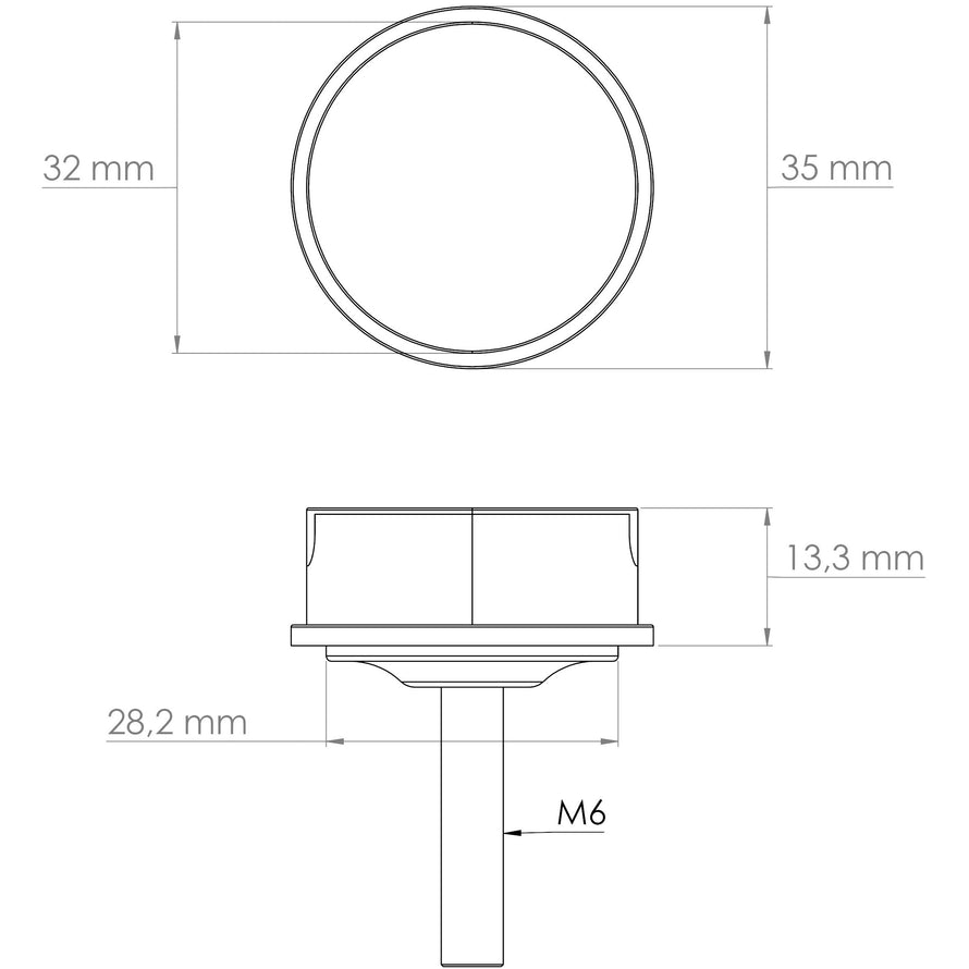 Dimensions support smartphone vélo shapeheart sur fourche
