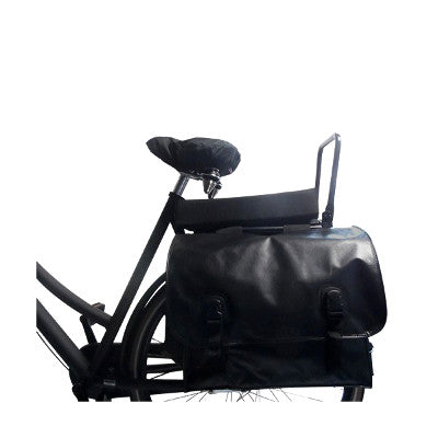Hooodie dossier sur porte bagage pour siège enfant vélo