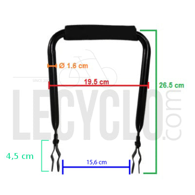 Dossier pour siège enfant sur porte-bagage de vélo - Hooodie  - #4