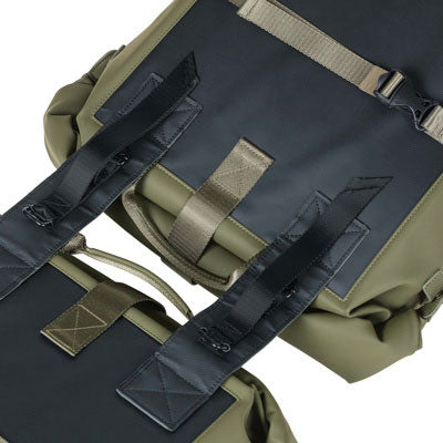 basil soho fahrradrucksack Basil SoHo Nordlicht Grüne wasserdichte Doppeltasche mit integrierter LED