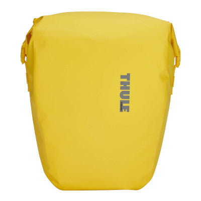Double sacoche jaune sur porte-bagages 25L Shield Pannier Thule - #4