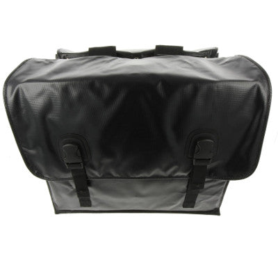 beck fahrradtaschen Beck Schwarze Doppelfahrradtasche 65L aus strapazierfähigem und wasserdichtem Bisonyl
