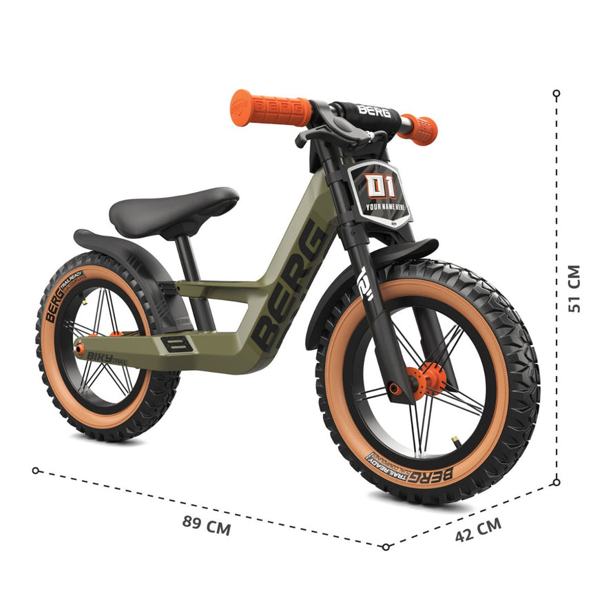 bicicletas a-pedales Berg Biky Trail Bicicleta sin pedales MTB para niños de 2 a 5 años