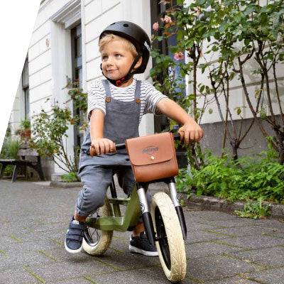 Berg Biky Rétro Draisienne garçon 2 ans verte évolutive aux normes CE