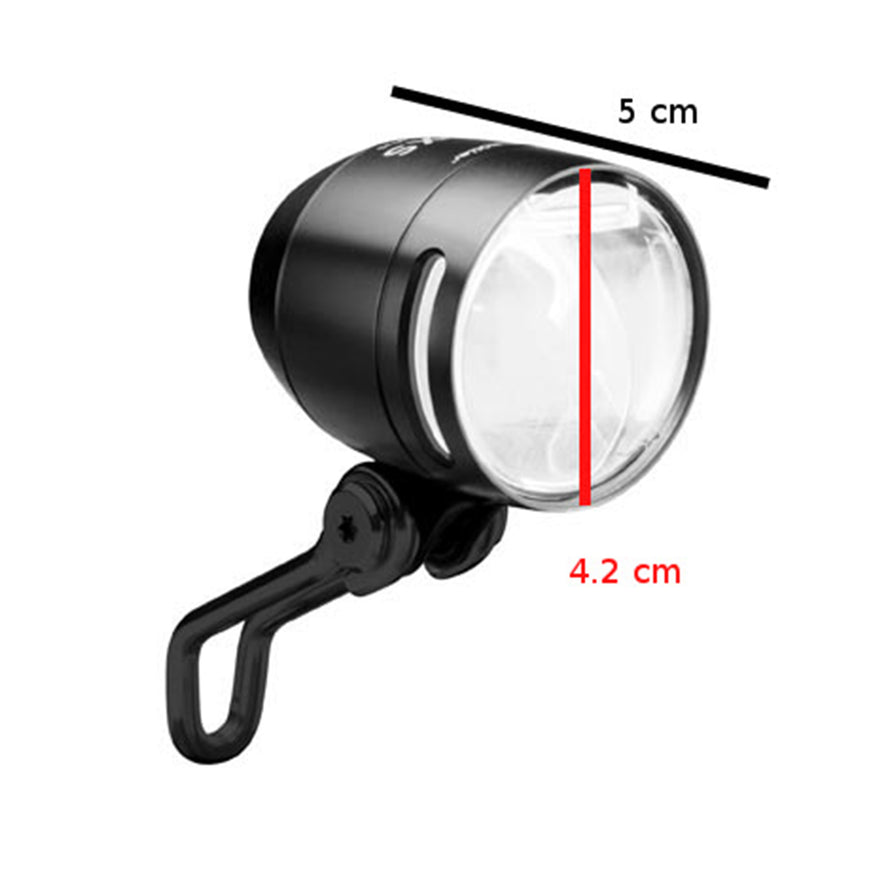 Eclairage avant de vélo 80 lux IQ-XS Busch and Muller