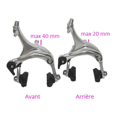 Ensemble d'étriers de frein de vélo avec leviers de frein et boîtier de Ensemble d'étriers de frein de vélo avec leviers de frein et boîtier de
