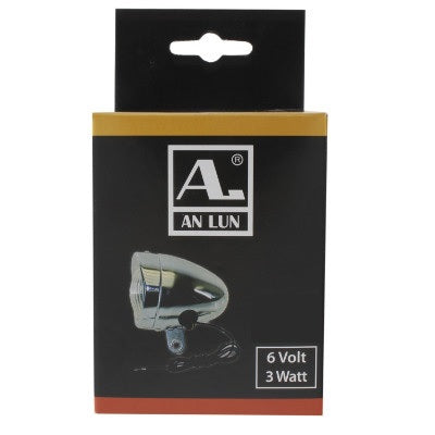 Feu avant dynamo vintage sur fourche de vélo - #2