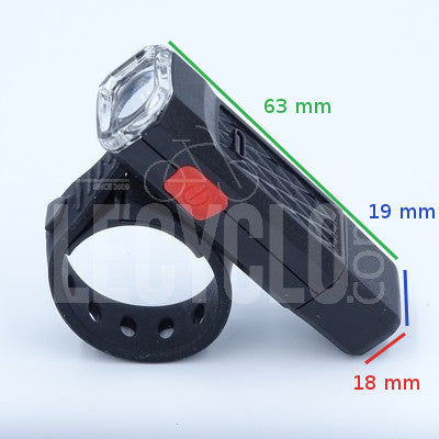 Feu avant LED étanche micro USB - #5