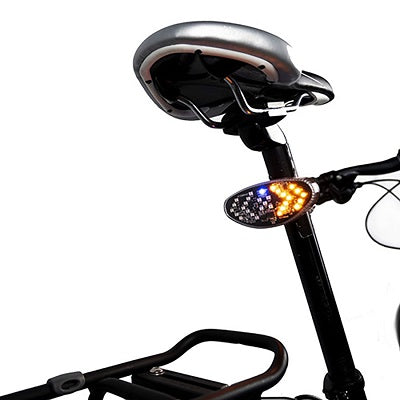 Vélo LED sans fil Gilet clignotant de sécurité Nylon