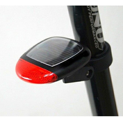Luce Posteriore Per Bici A Energia Solare - Con Sensore Di Vibrazione, LED Multicolore, Impermeabile