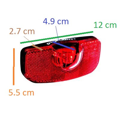 Feu vélo pour porte bagage DToplight Permanent - #4