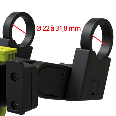 Fixation sur guidon Basil pour paniers vélo Klickfix - #2