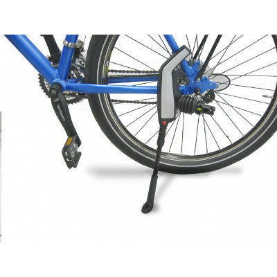 Fixation pour remorque vélo Weber avec béquille réglable intégrée