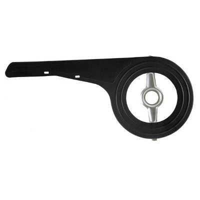 Couvre-chaîne Vélo Plastique Noir - Protection 42-44 Dents - 8