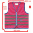 Gilet de sécurité enfant à vélo haute visibilité rose Wowow - #6